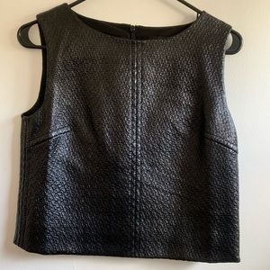Leather shell tank
